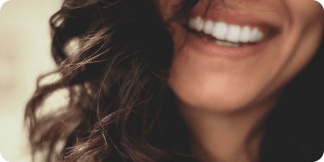 woman smiling